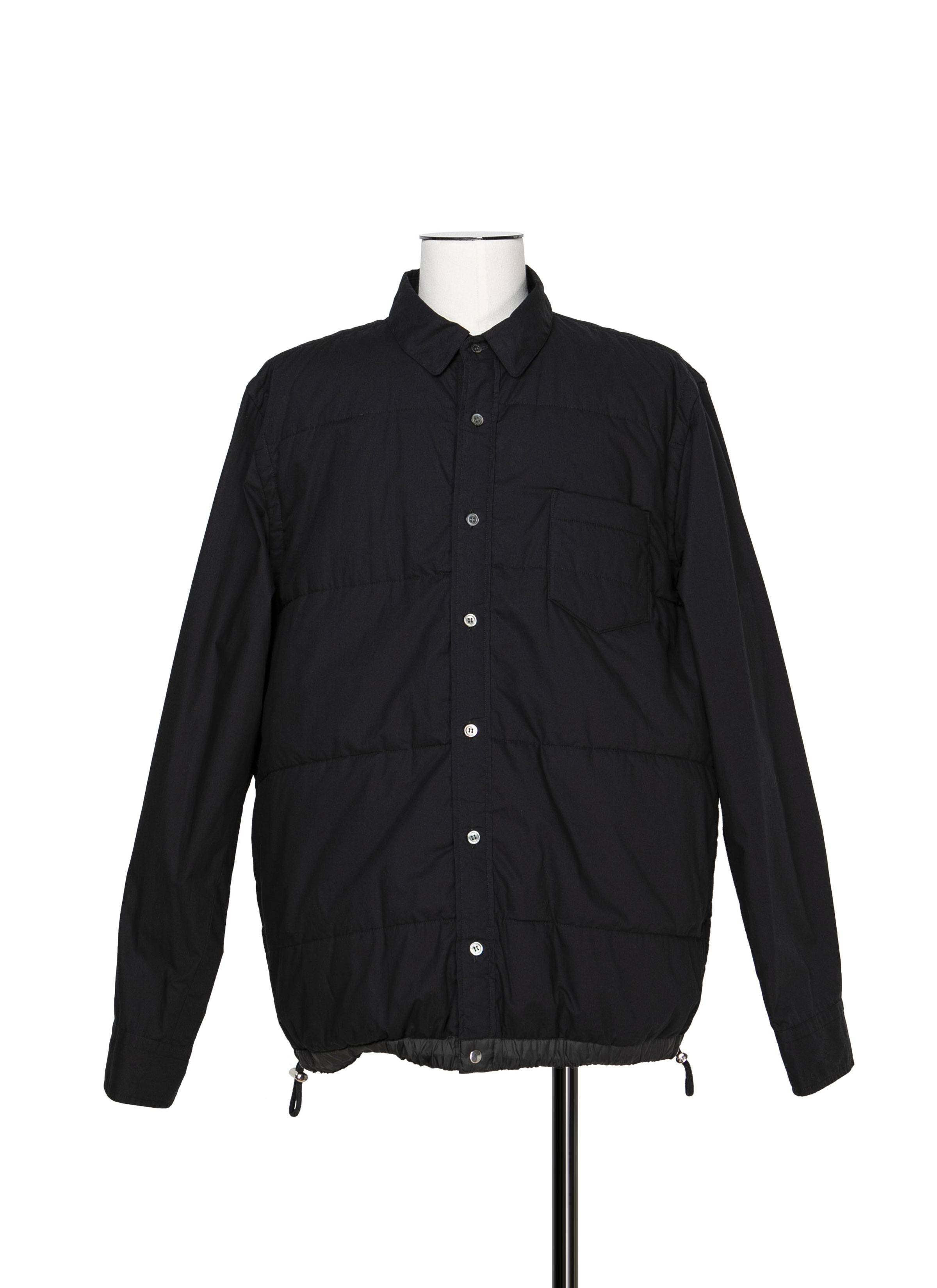 Cotton Quilted Shirt 詳細画像 BLACK 1