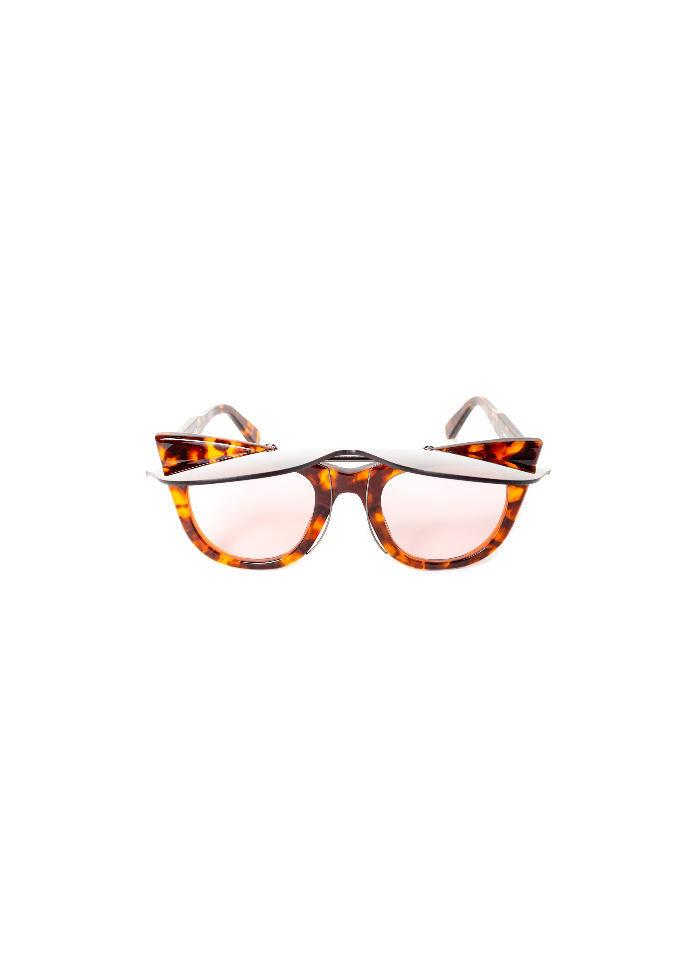 Native Sons / sacai Sunglasses (Cat Eye + Clip On) 詳細画像 BROWN 5