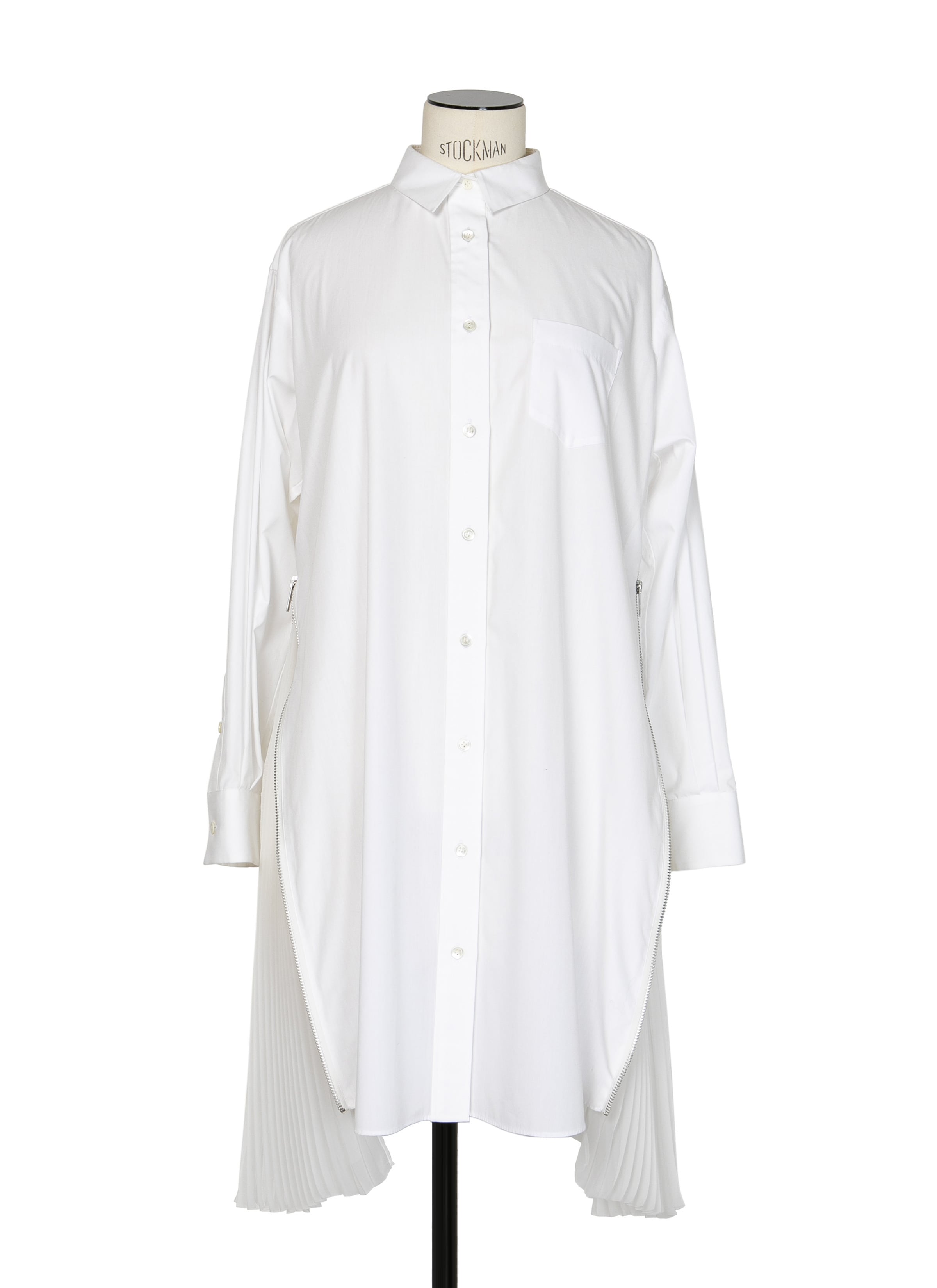Cotton Poplin Dress 詳細画像 WHITE 1