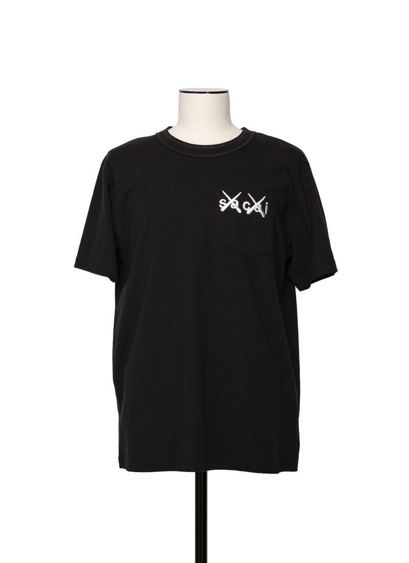 残りわずか】 sacai プリントTシャツ KAWS × - Tシャツ/カットソー 
