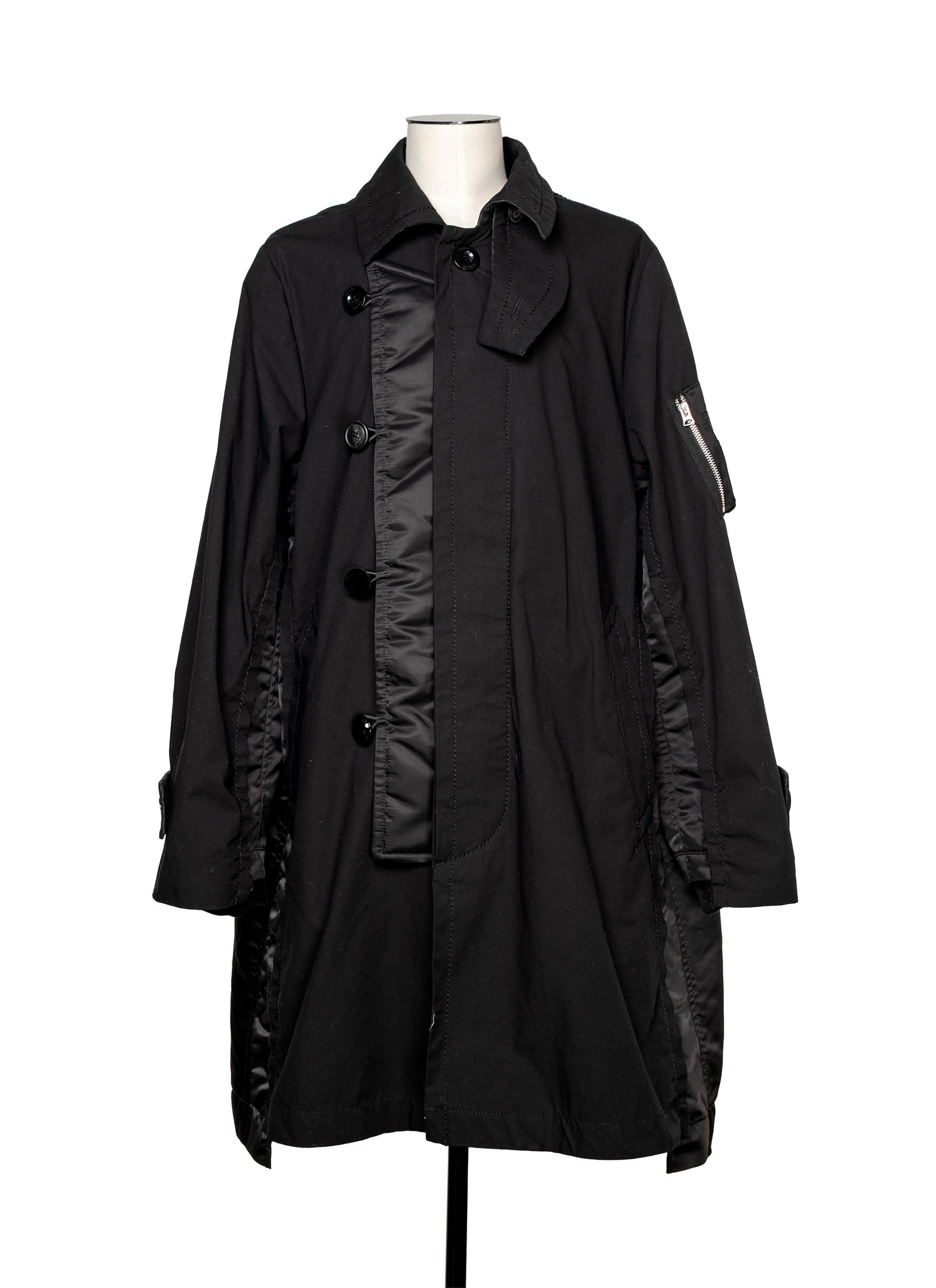 Cotton Oxford Coat 詳細画像 BLACK 1