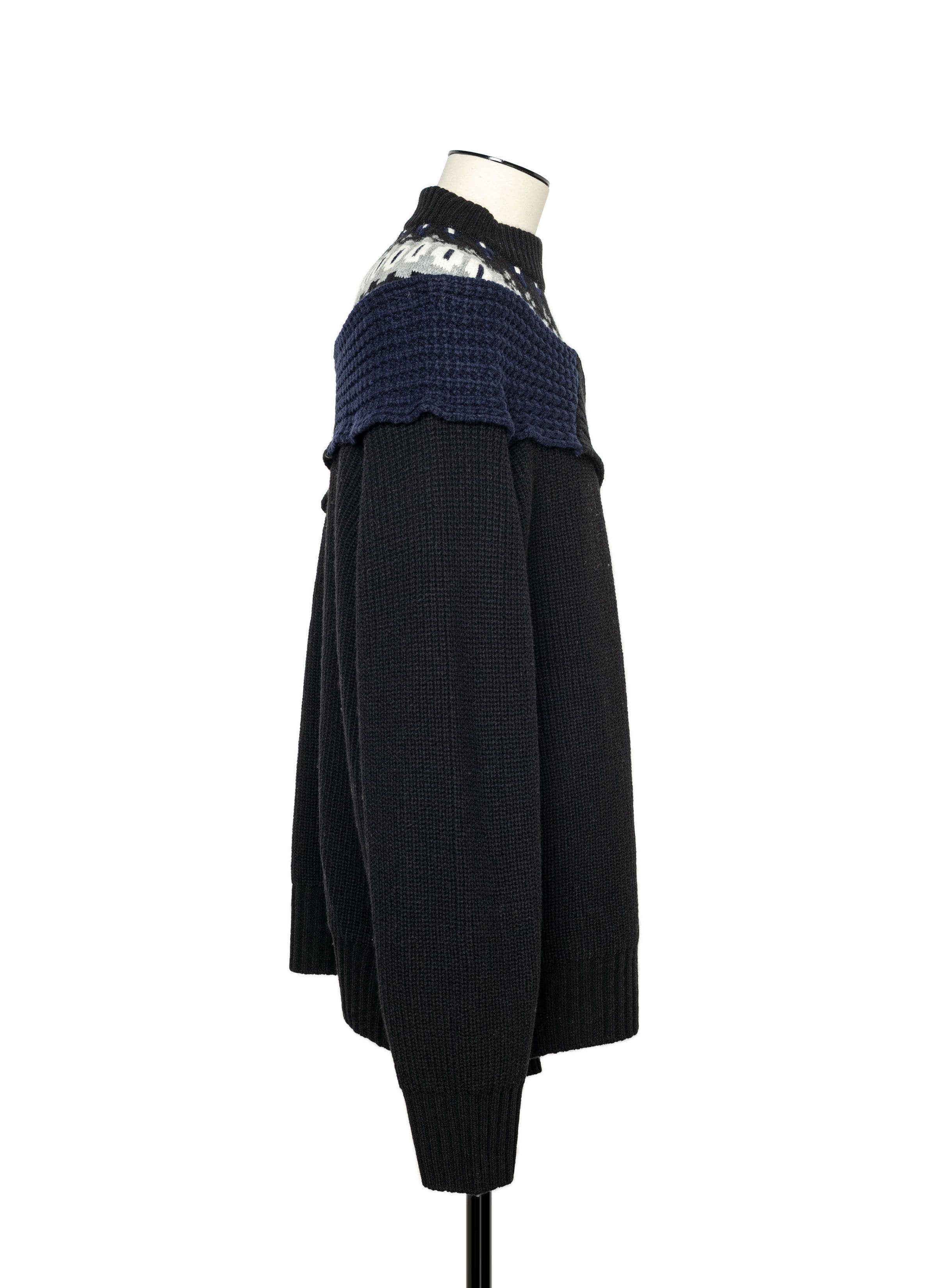Wool Knit Pullover 詳細画像 BLACK 3