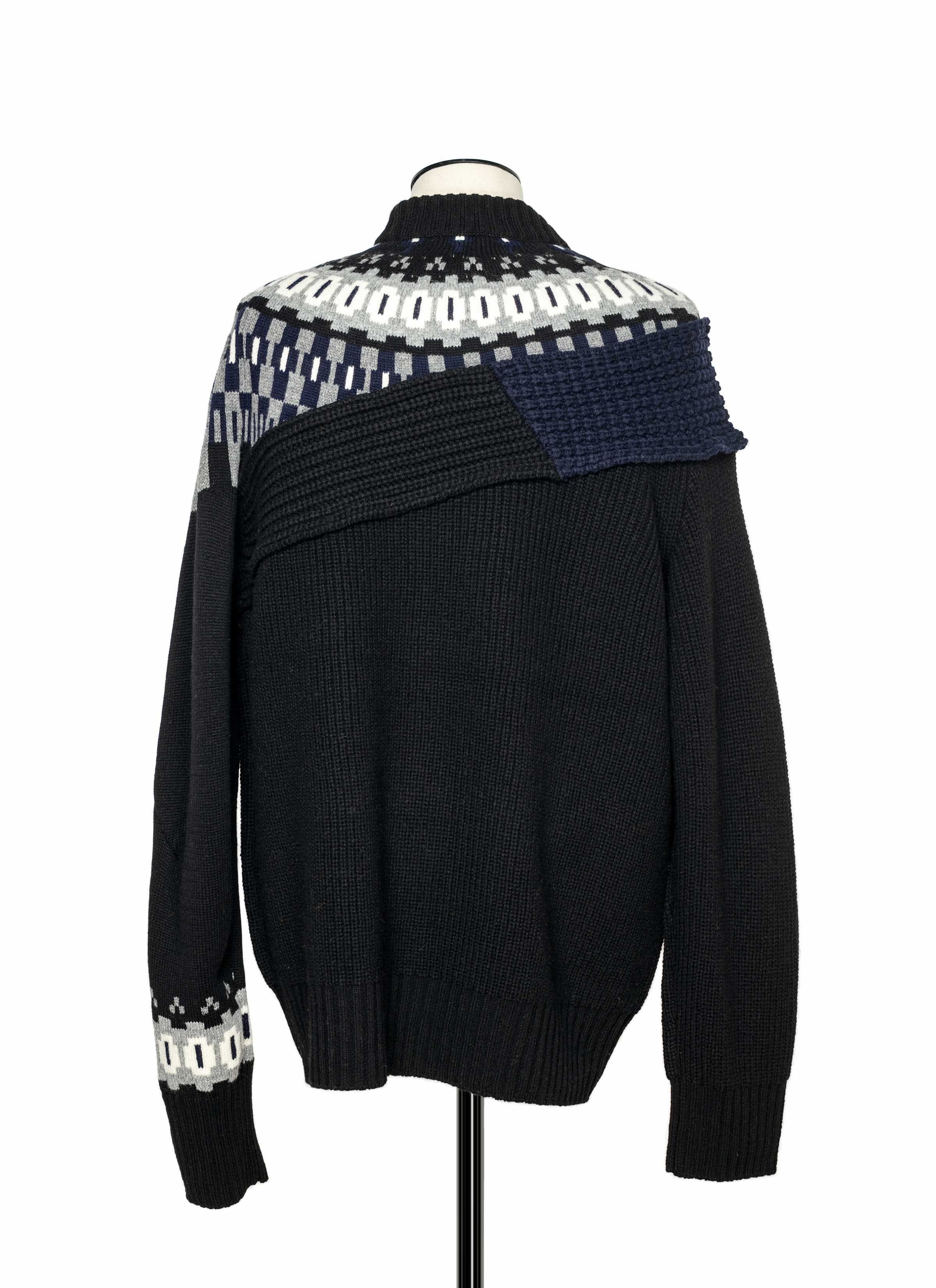 Wool Knit Pullover 詳細画像 BLACK 4