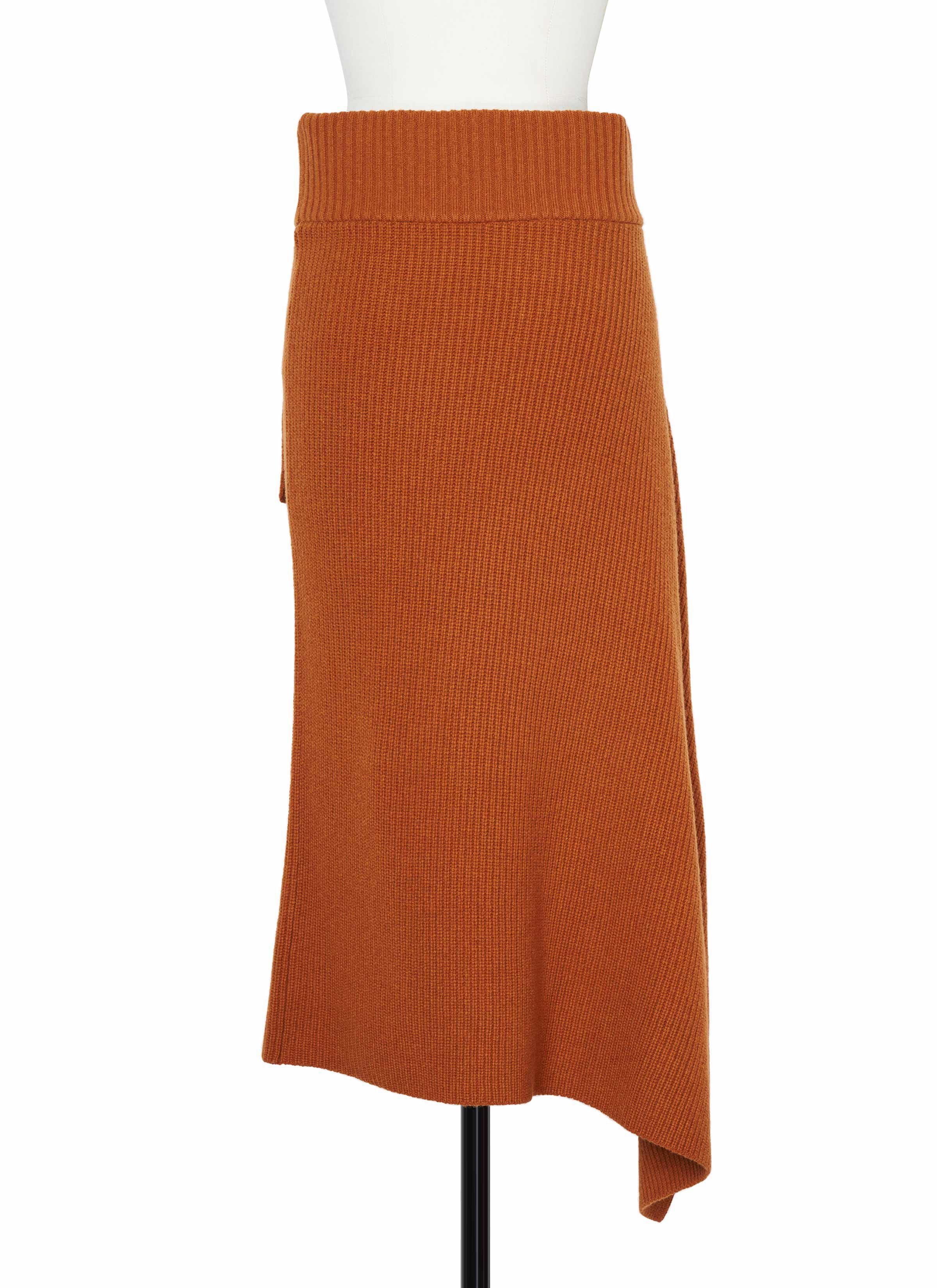 Wool Knit Skirt 詳細画像 ORANGE 4