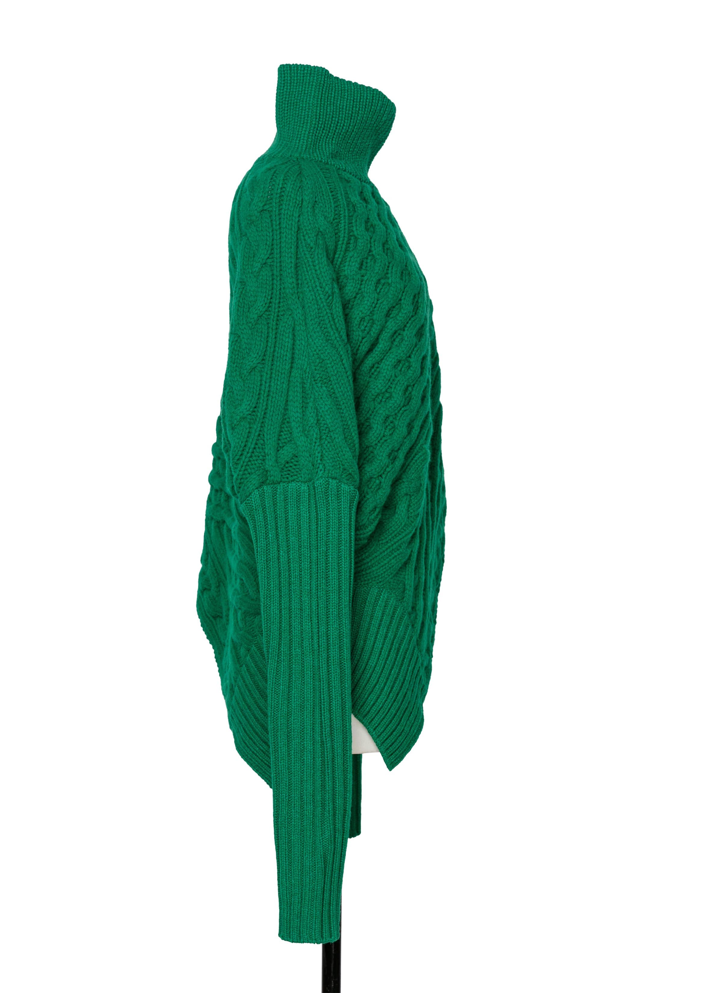 Wool Knit Blouson 詳細画像 GREEN 3