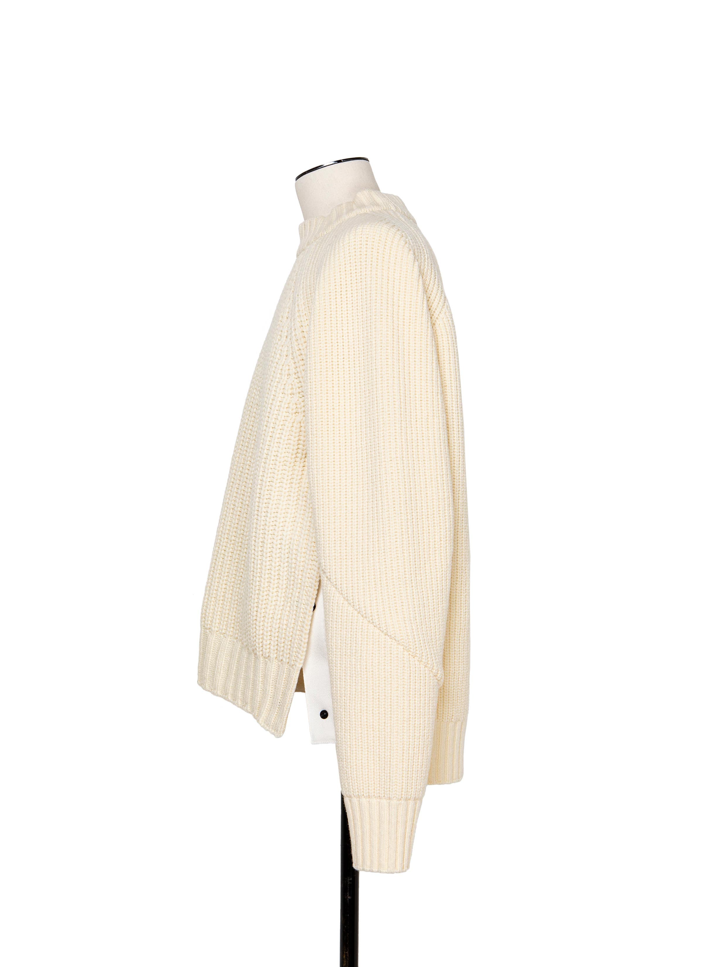 Wool Knit Pullover 詳細画像 OFF WHITE 4
