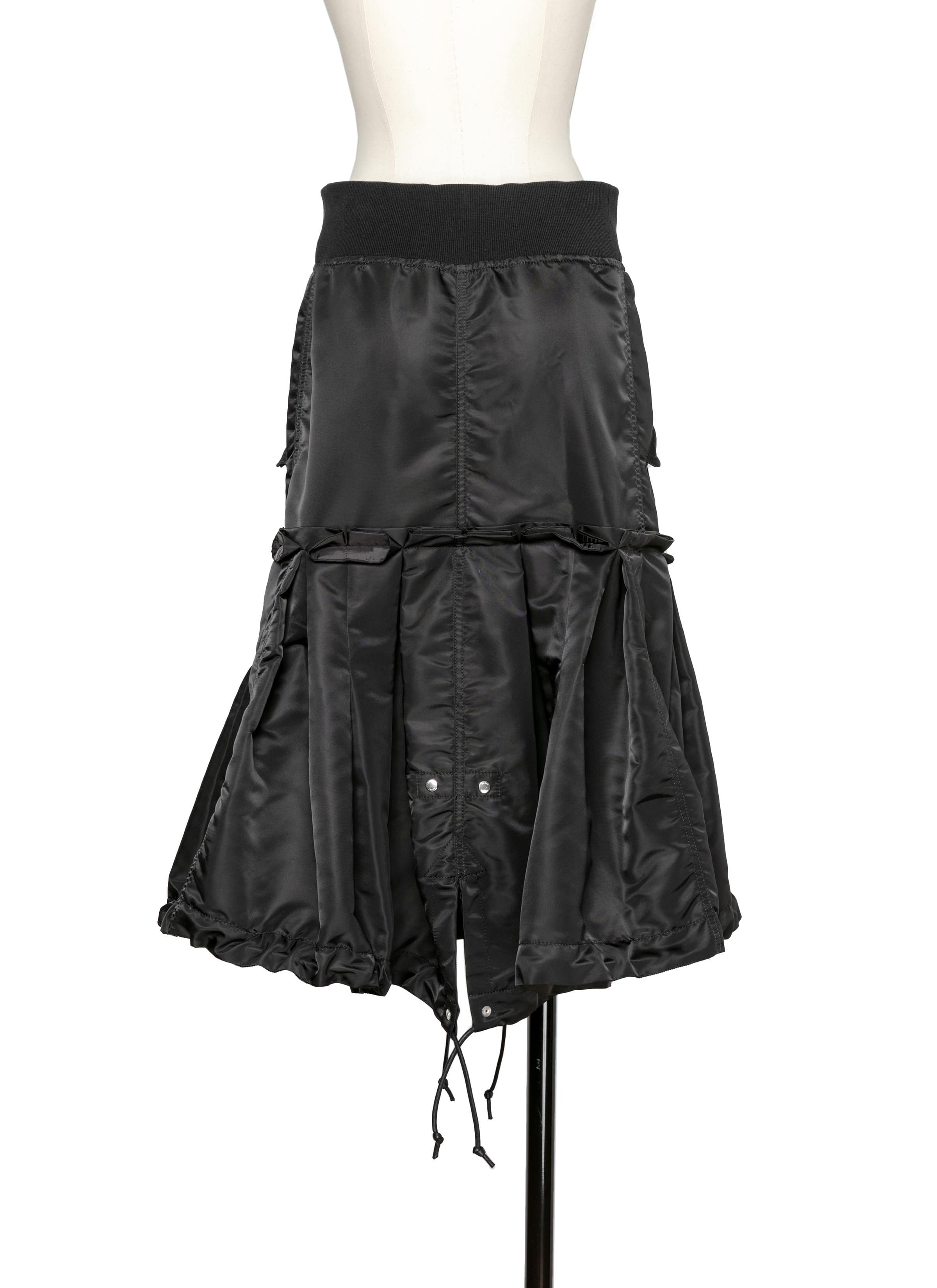 Nylon Twill Skirt 詳細画像 BLACK 3