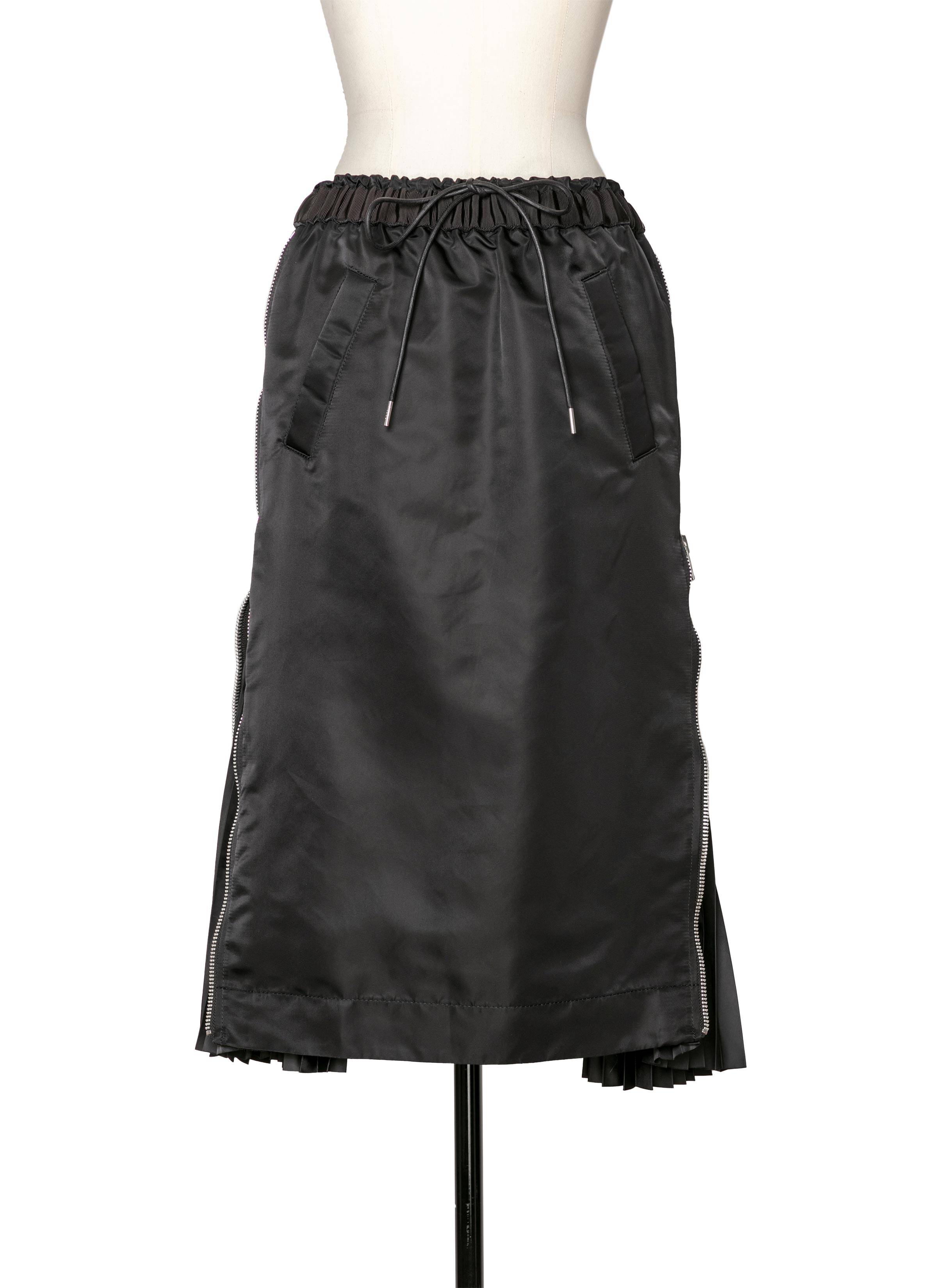 Nylon Twill Skirt 詳細画像 BLACK 1