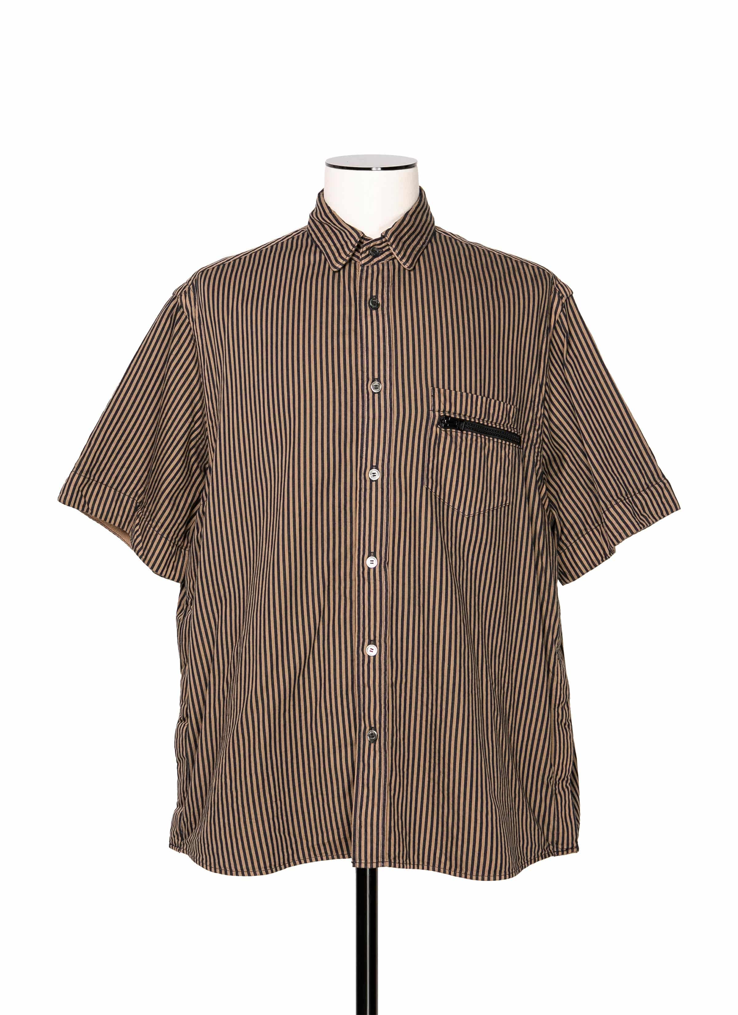 Hickory Stripe Shirt 詳細画像 BEIGE 1