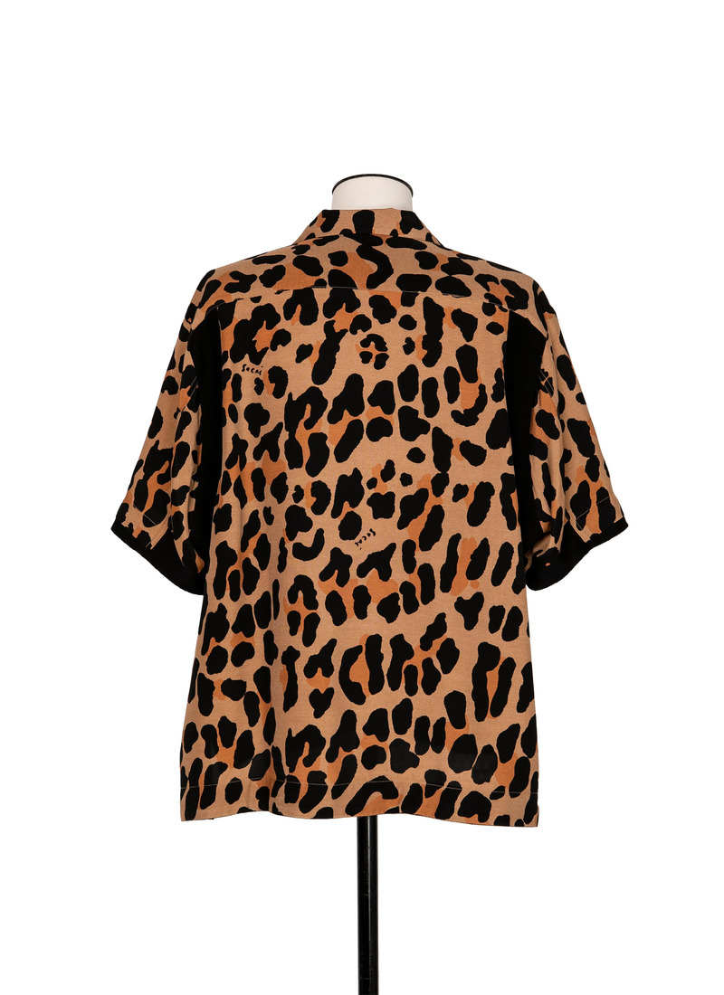 Leopard Print Bowling Shirt 詳細画像