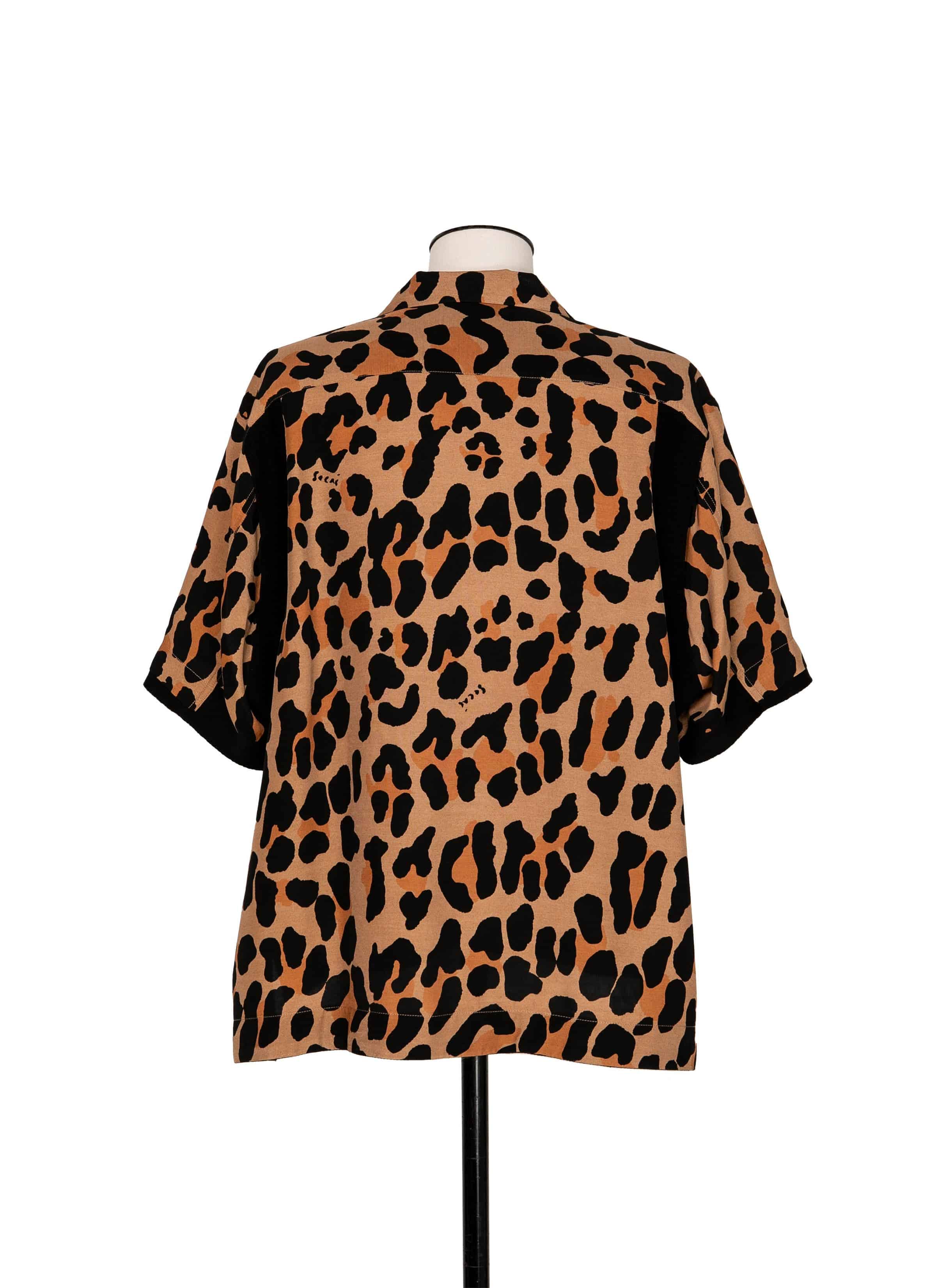Leopard Print Bowling Shirt 詳細画像 BEIGE 3