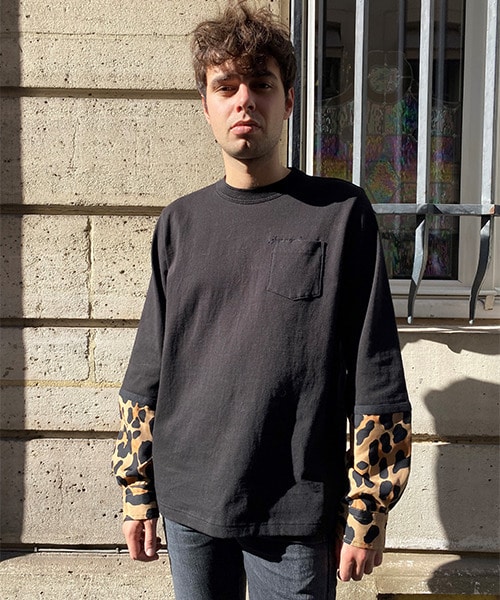 Leopard Print L/S T-Shirt