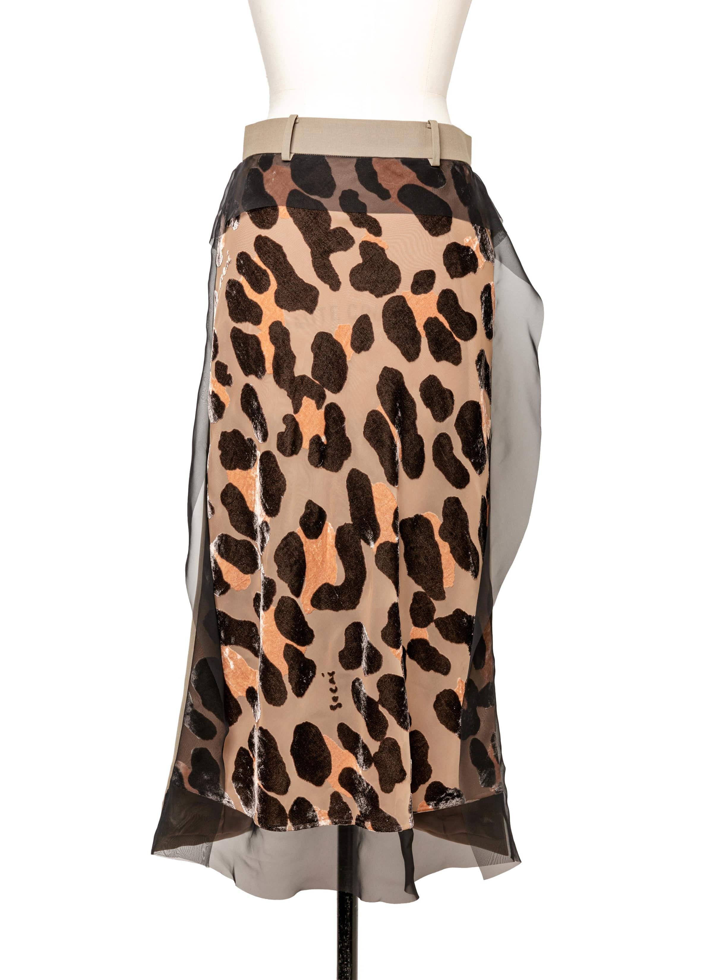 Leopard Print Skirt 詳細画像 BEIGE 1
