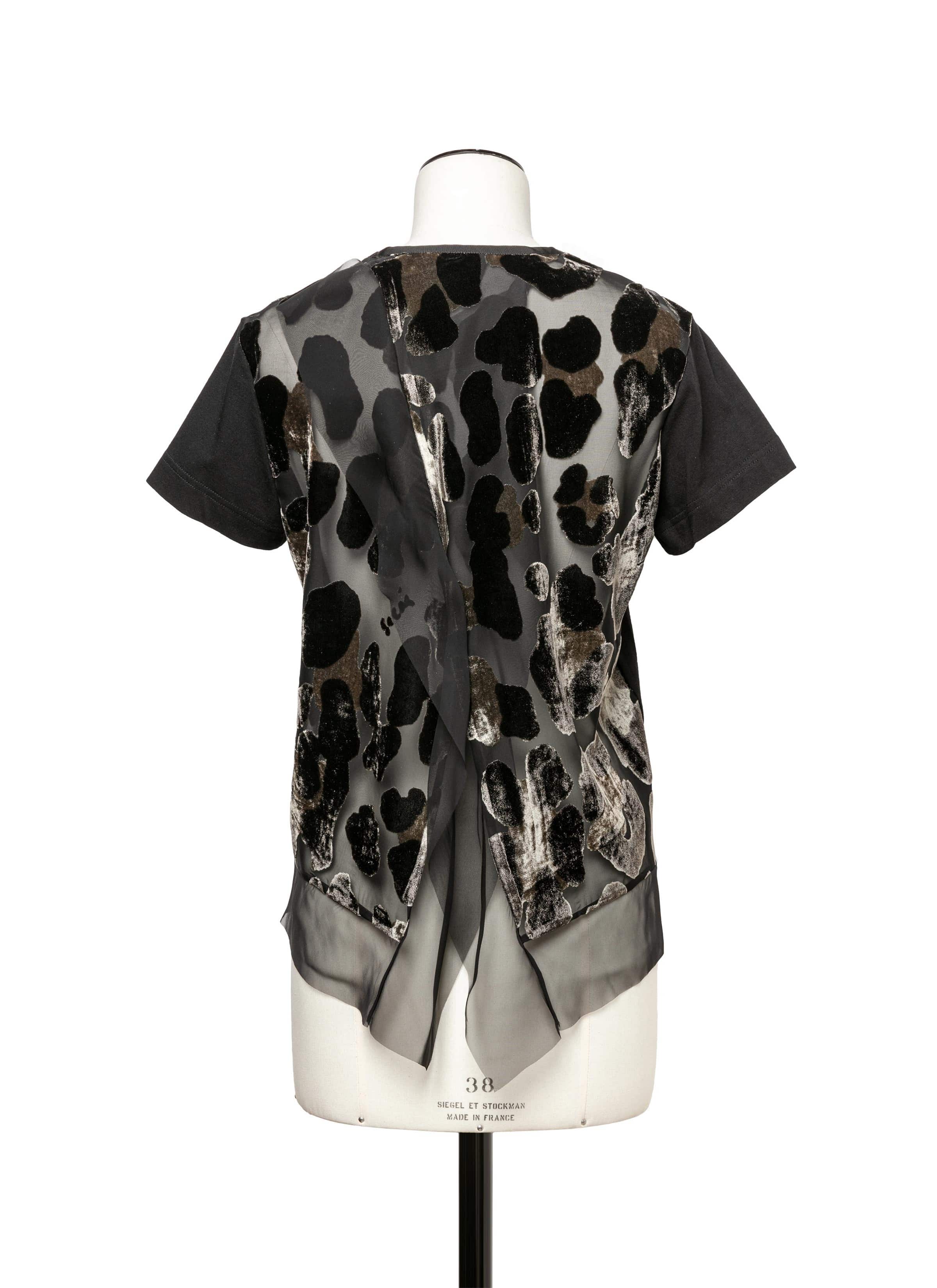 Leopard Print T-Shirt 詳細画像 BLACK 3