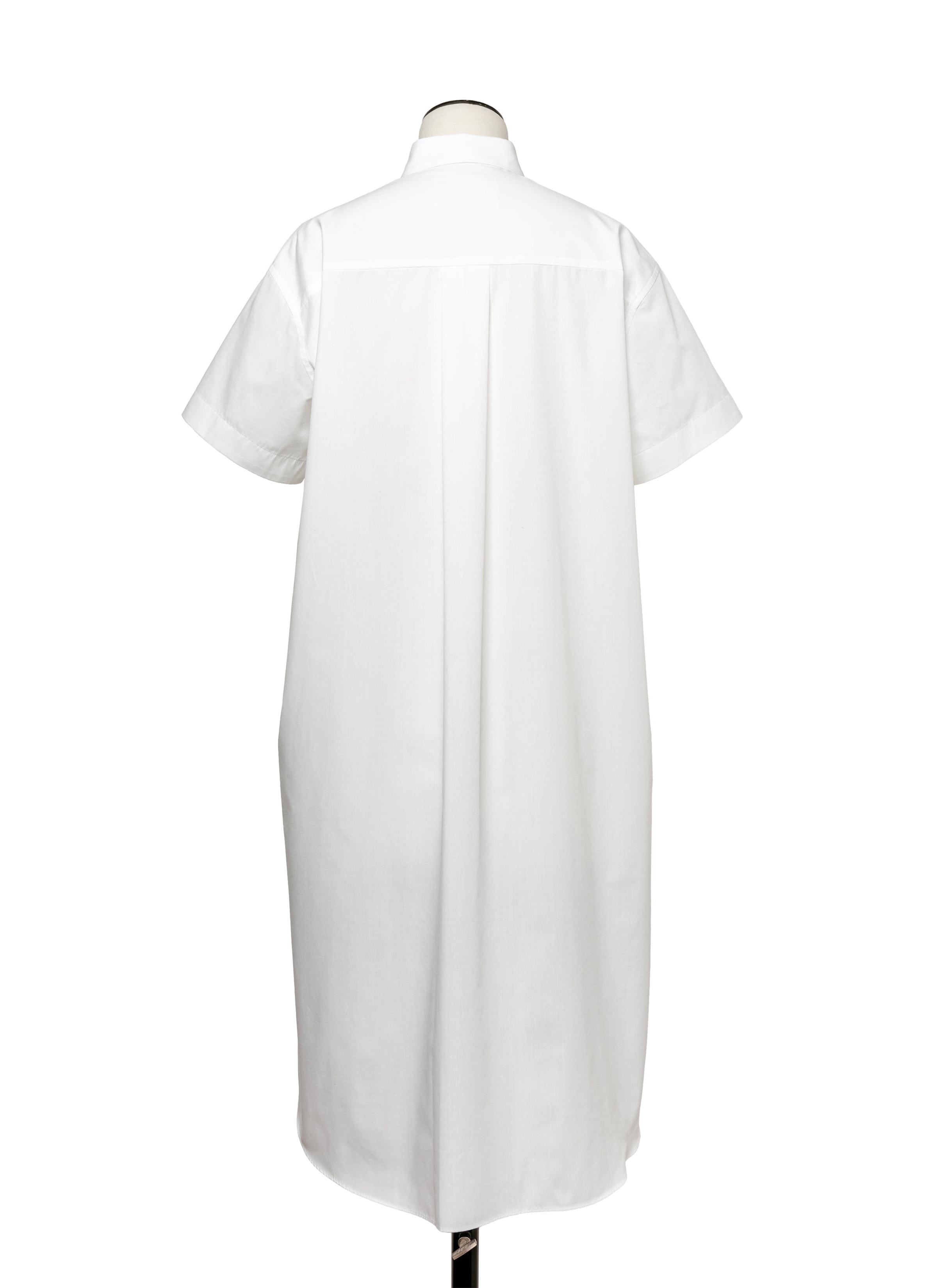 Cotton Poplin Dress 詳細画像 WHITE 3