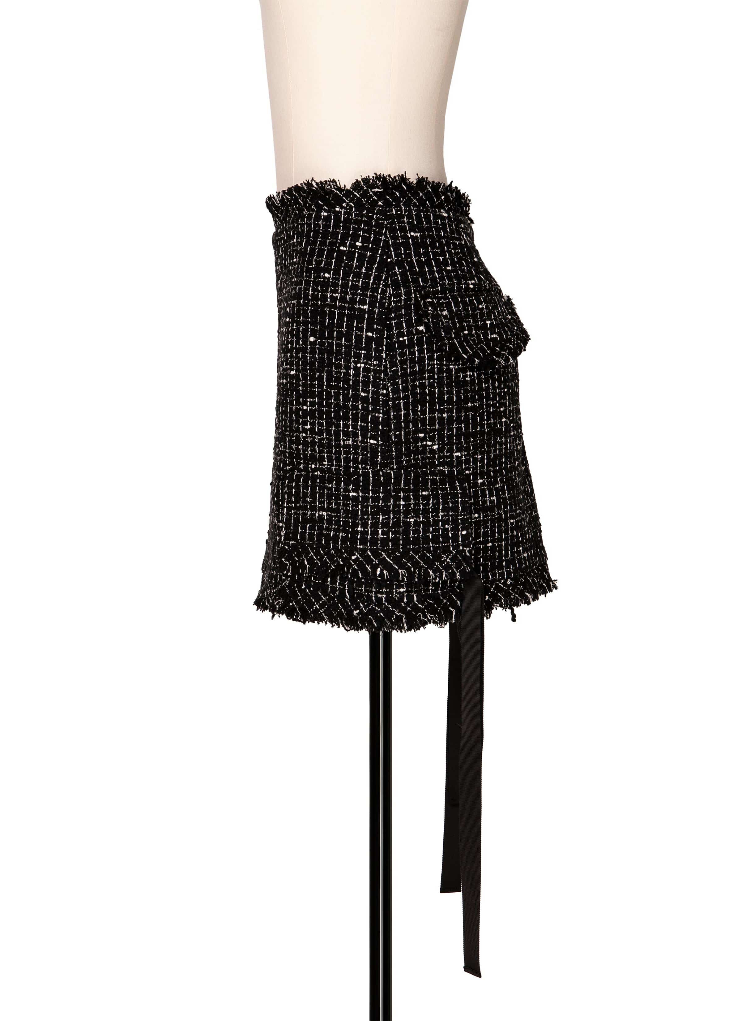 Tweed Skirt 詳細画像 BLACK 2