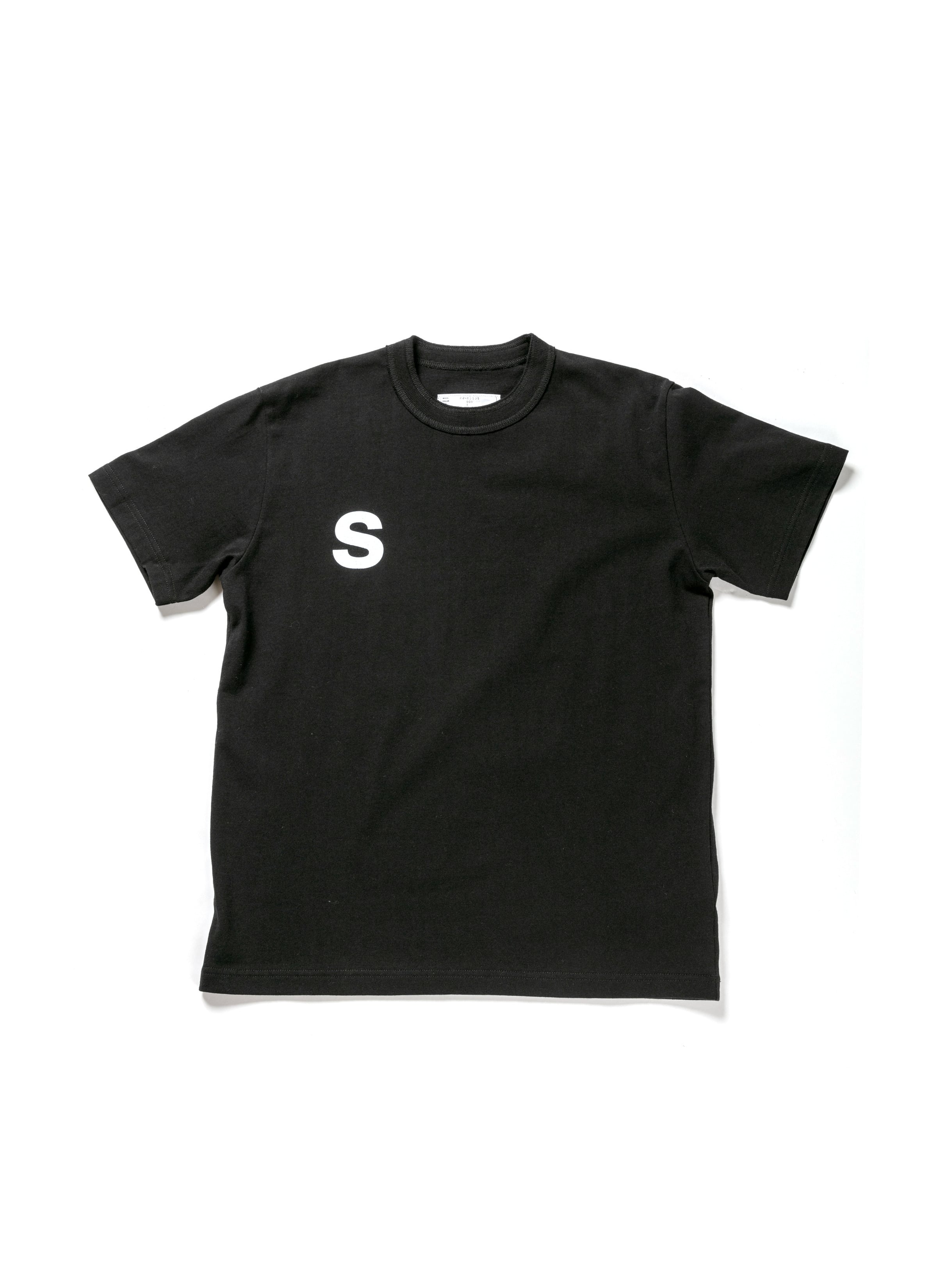 sacai T-Shirt 詳細画像 BLACK 1