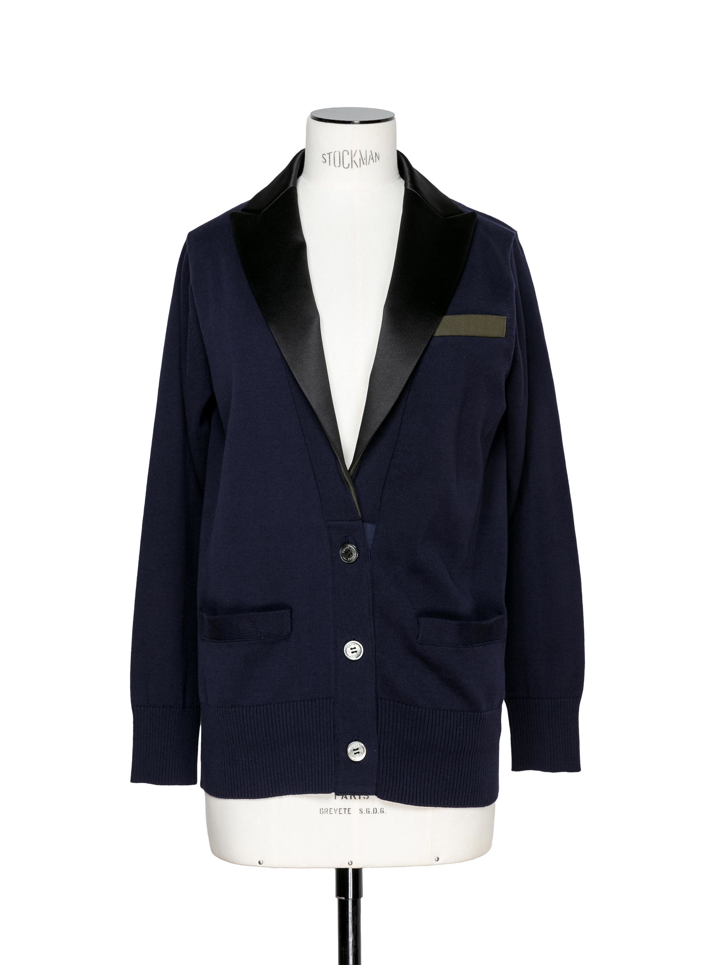 Suiting x Knit Jacket 詳細画像 NAVY 4