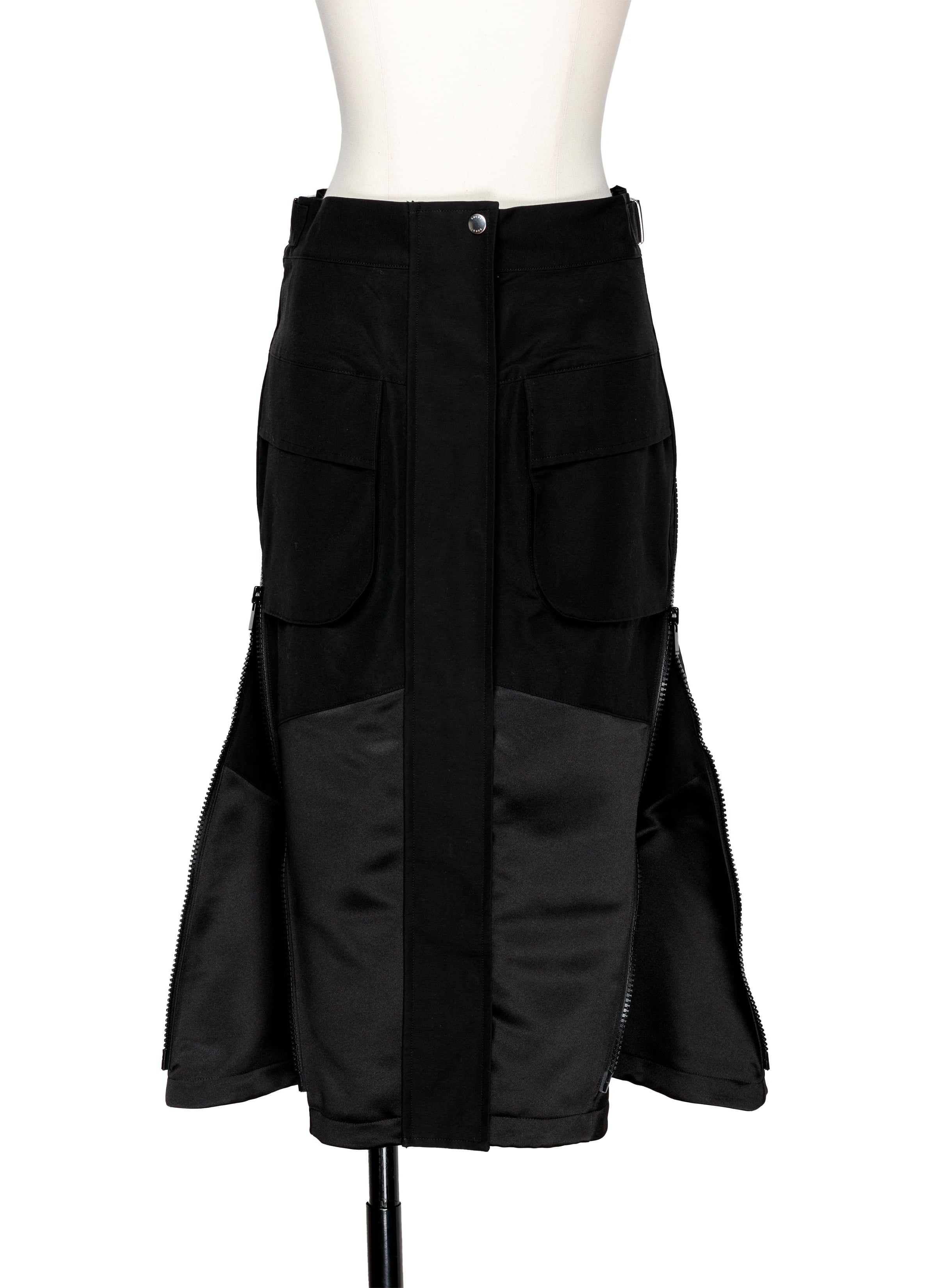 Grosgrain Mix Skirt 詳細画像 BLACK 1