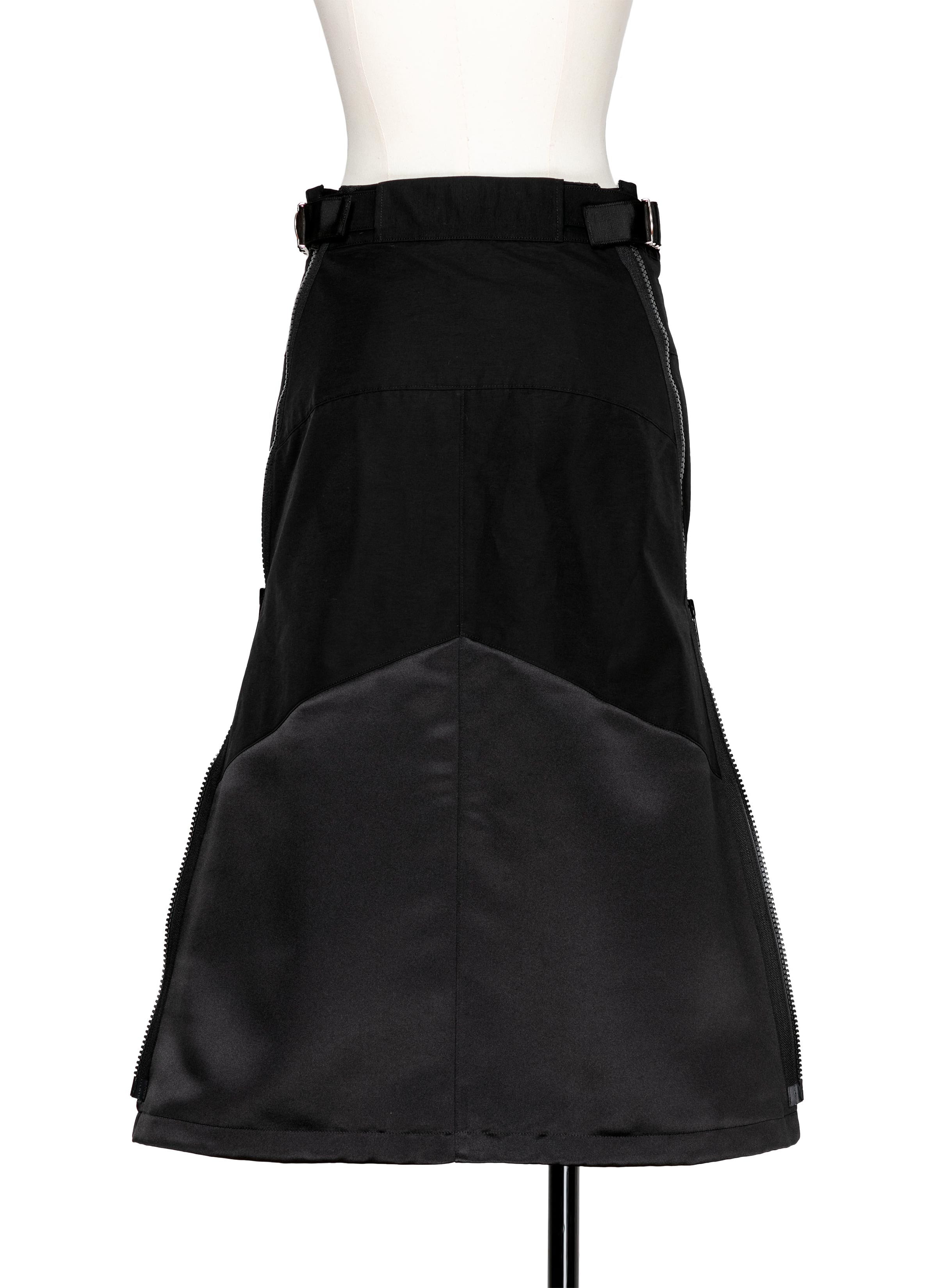 Grosgrain Mix Skirt 詳細画像 BLACK 4