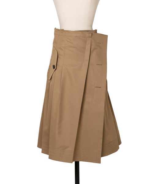 Cotton Gabardine Mix Skirt