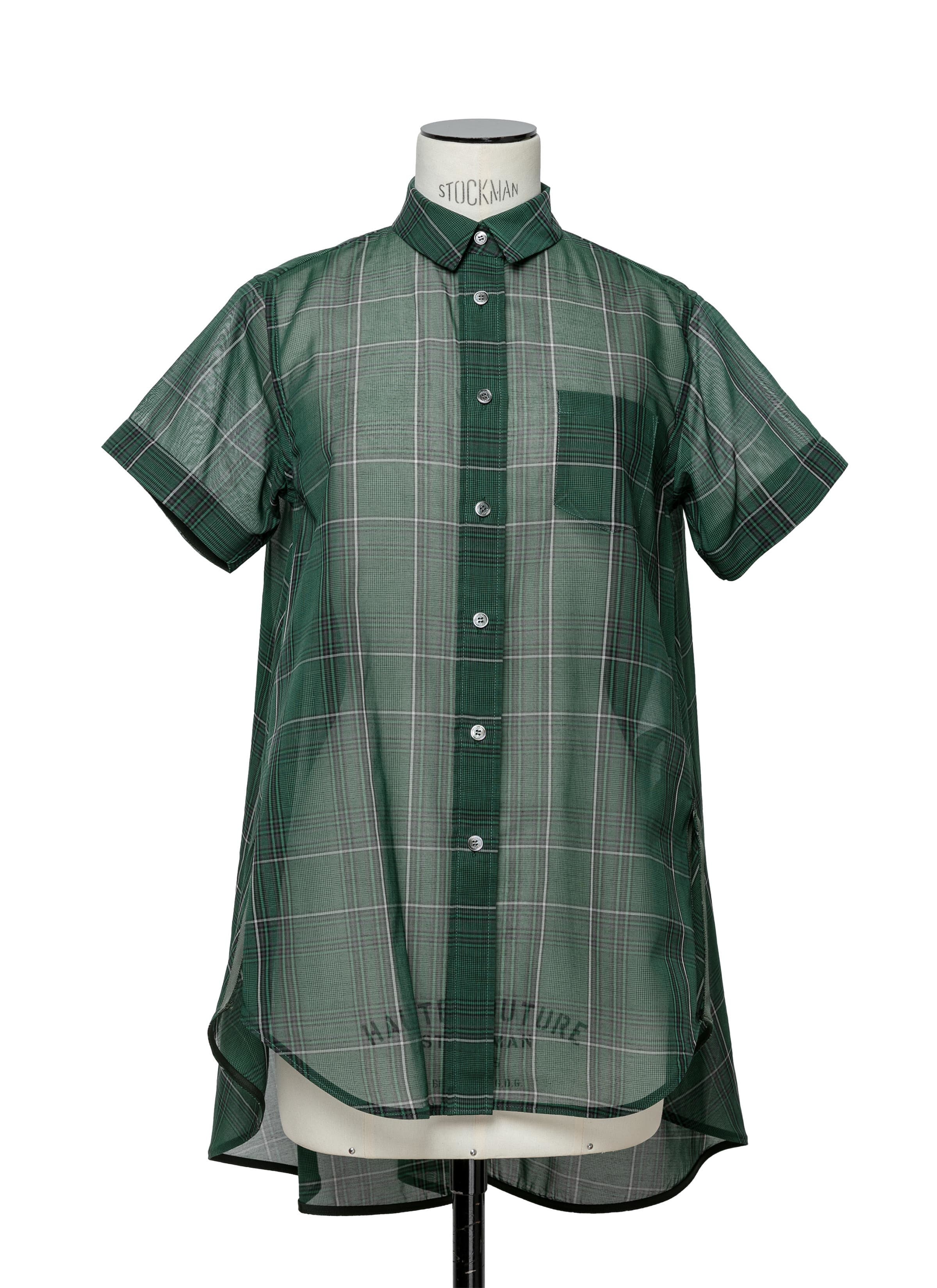 Glencheck Mix Shirt 詳細画像 GREEN 1