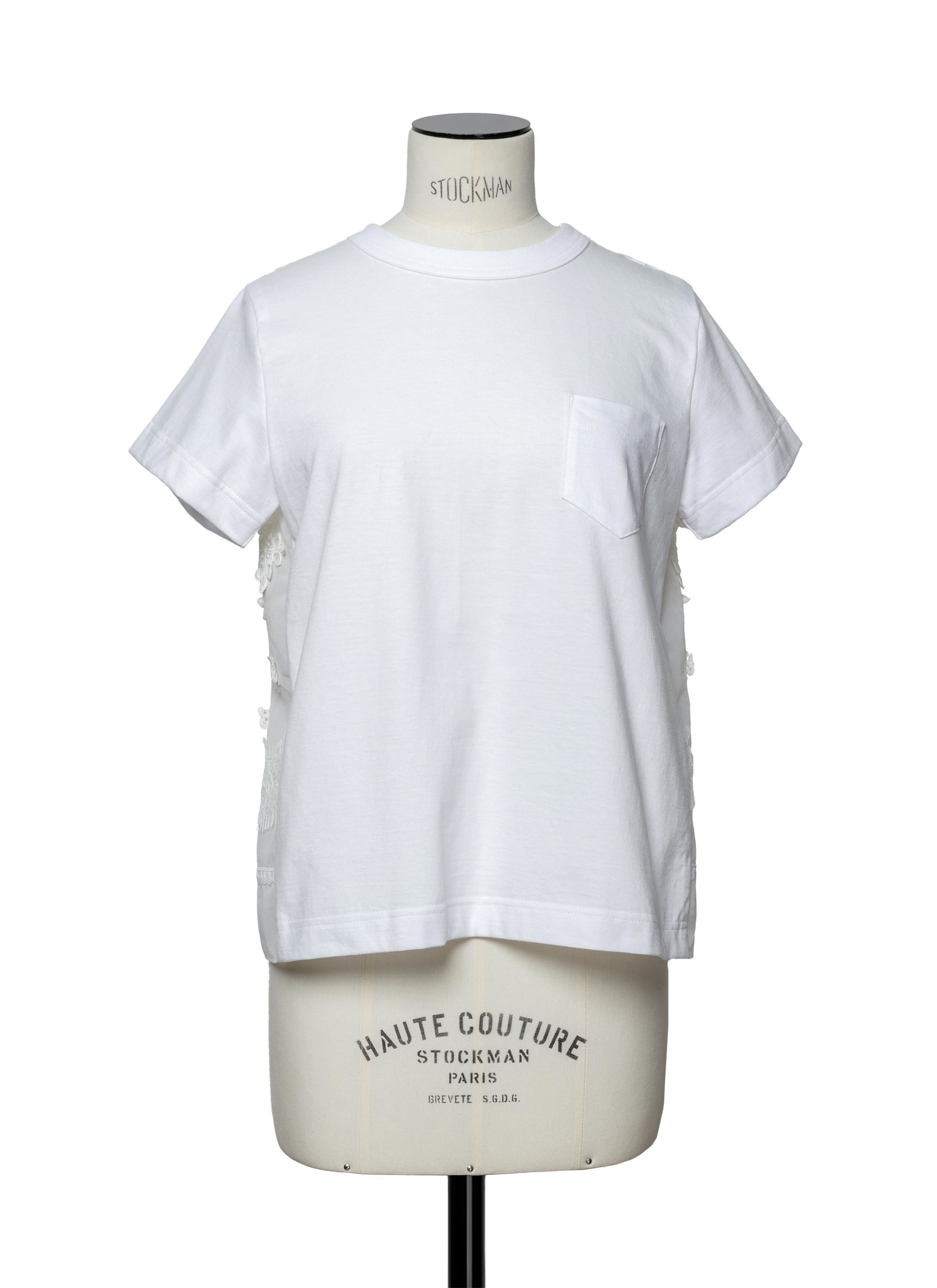 Bandana Lace T-Shirt 詳細画像 WHITE 1