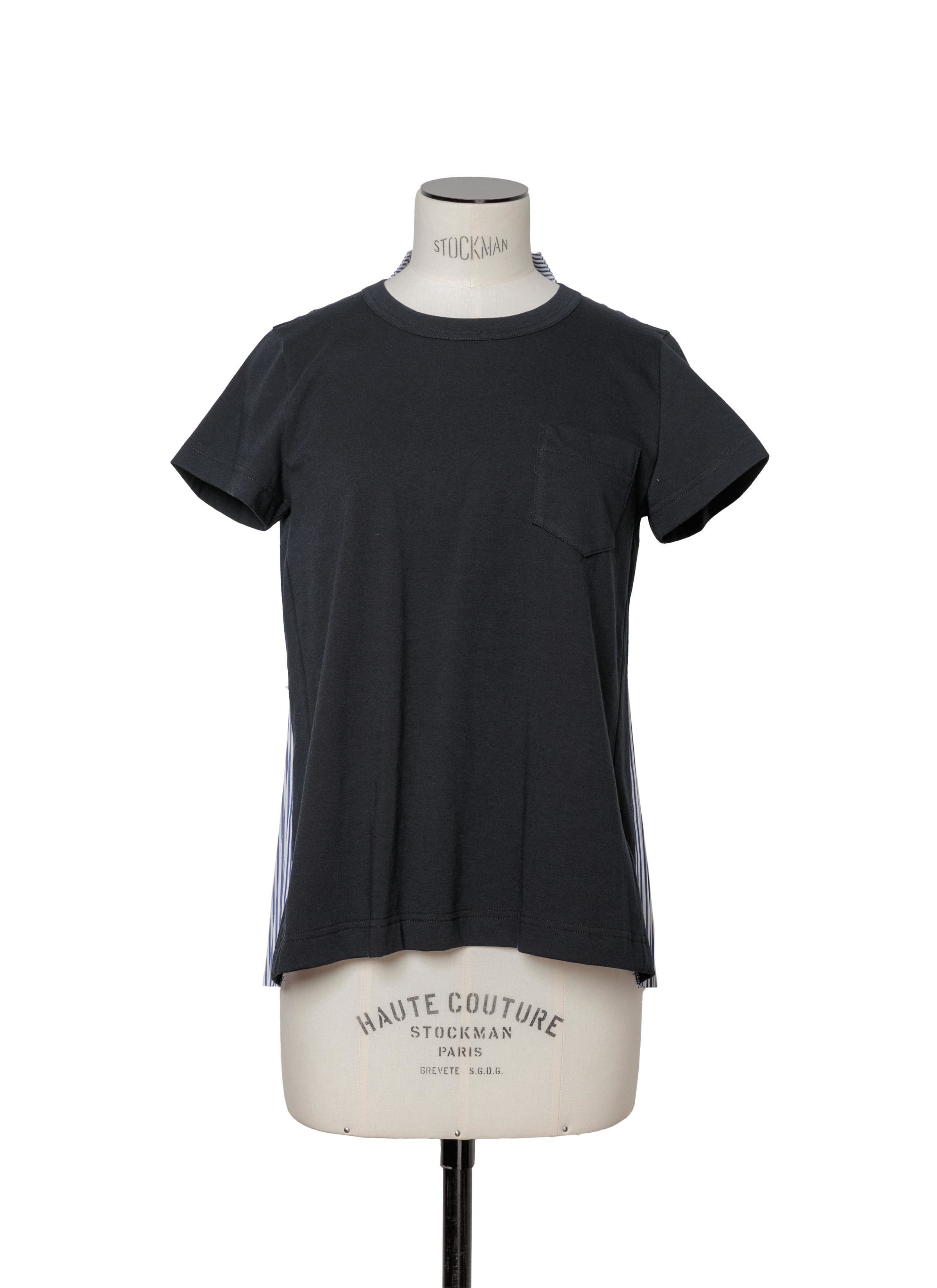 Cotton T-Shirt 詳細画像 NAVY×STRIPE 1