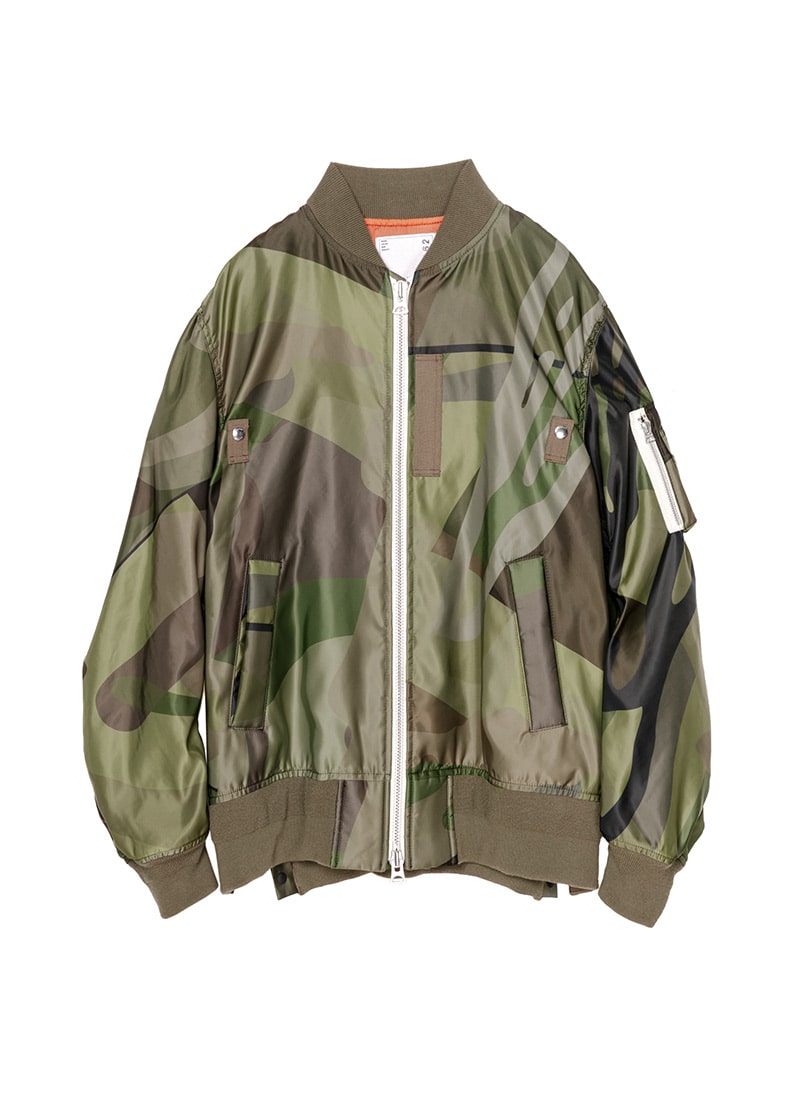 ショッピング 新品sacai x KAWS MA-1ブルゾン 2サイズ CAMOUFLAGE tbg.qa